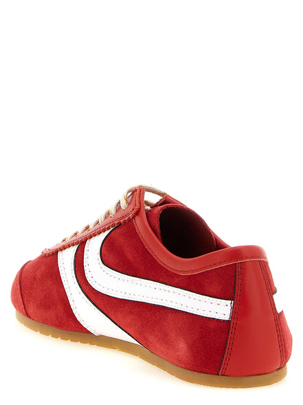 Dries Van Noten Multicolor Calfskin Athletic Sneakers