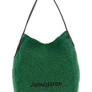 JW Anderson Bulb Μικρή Πράσινη Τσάντα Ώμου με Χάντρες