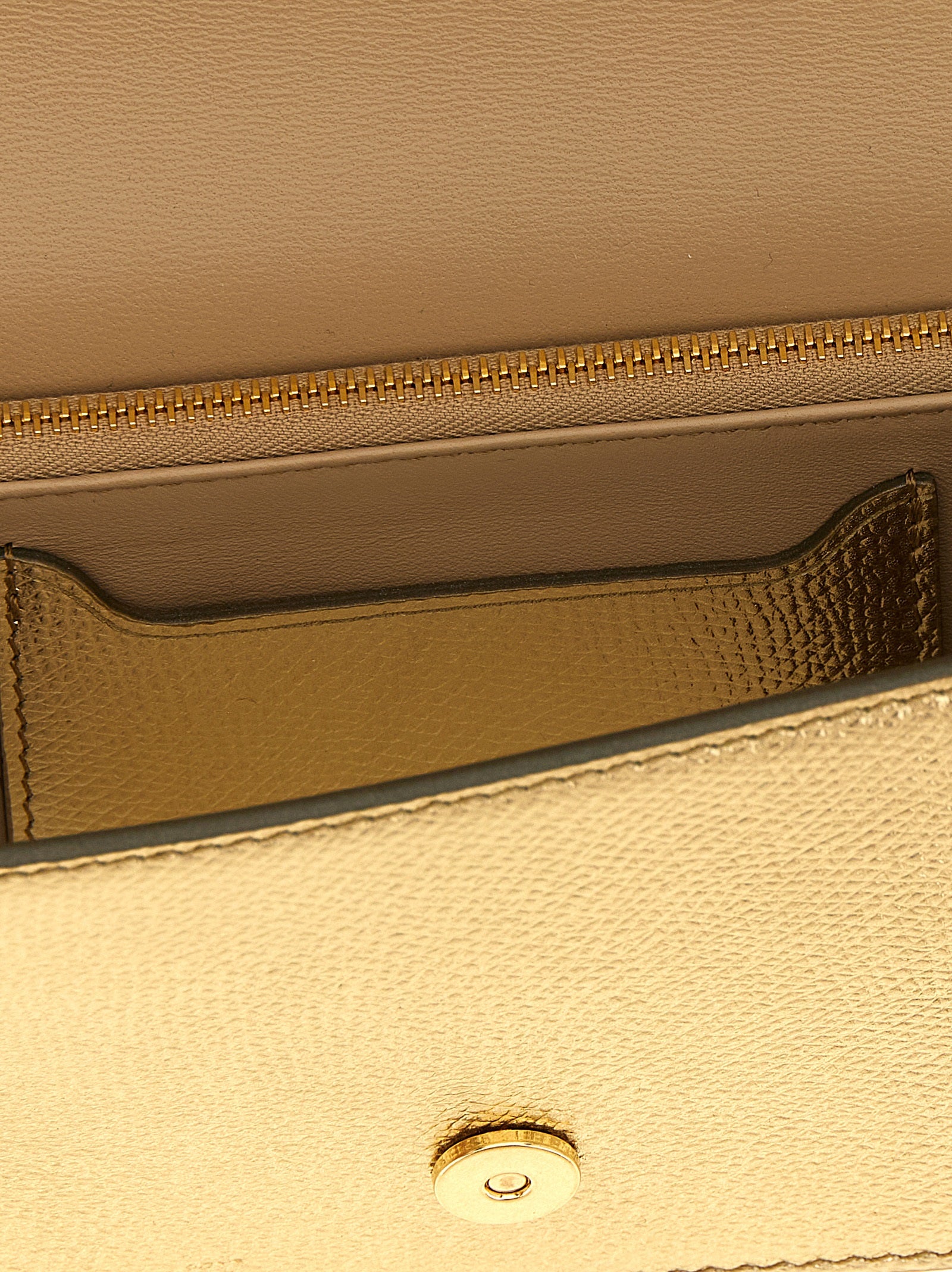 Valentino Garavani Gold Calfskin Crossbody Bag