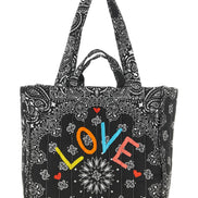 CALL IT BY YOUR NAME Black Cotton Tote Bag