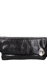 Jil Sander Black Leather Clutch Bag