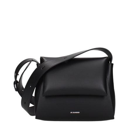 Jil Sander Black Leather Crossbody Bag