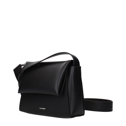 Jil Sander Black Leather Crossbody Bag