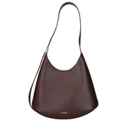 Jil Sander Red Leather Shoulder Bag