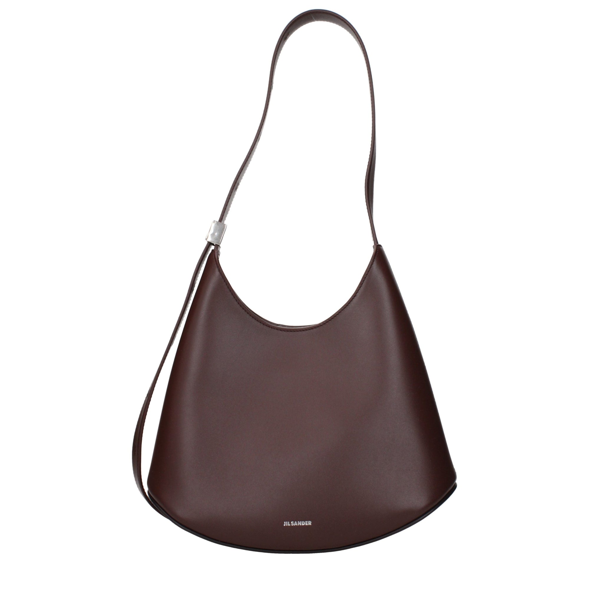 Jil Sander Red Leather Shoulder Bag