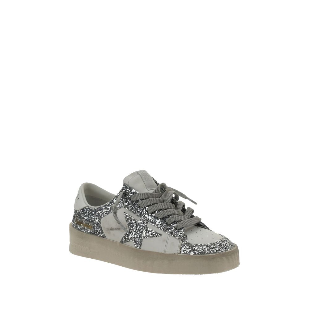 Golden Goose Γκρι Δερμάτινα Sneakers Bos Taurus Χαμηλά