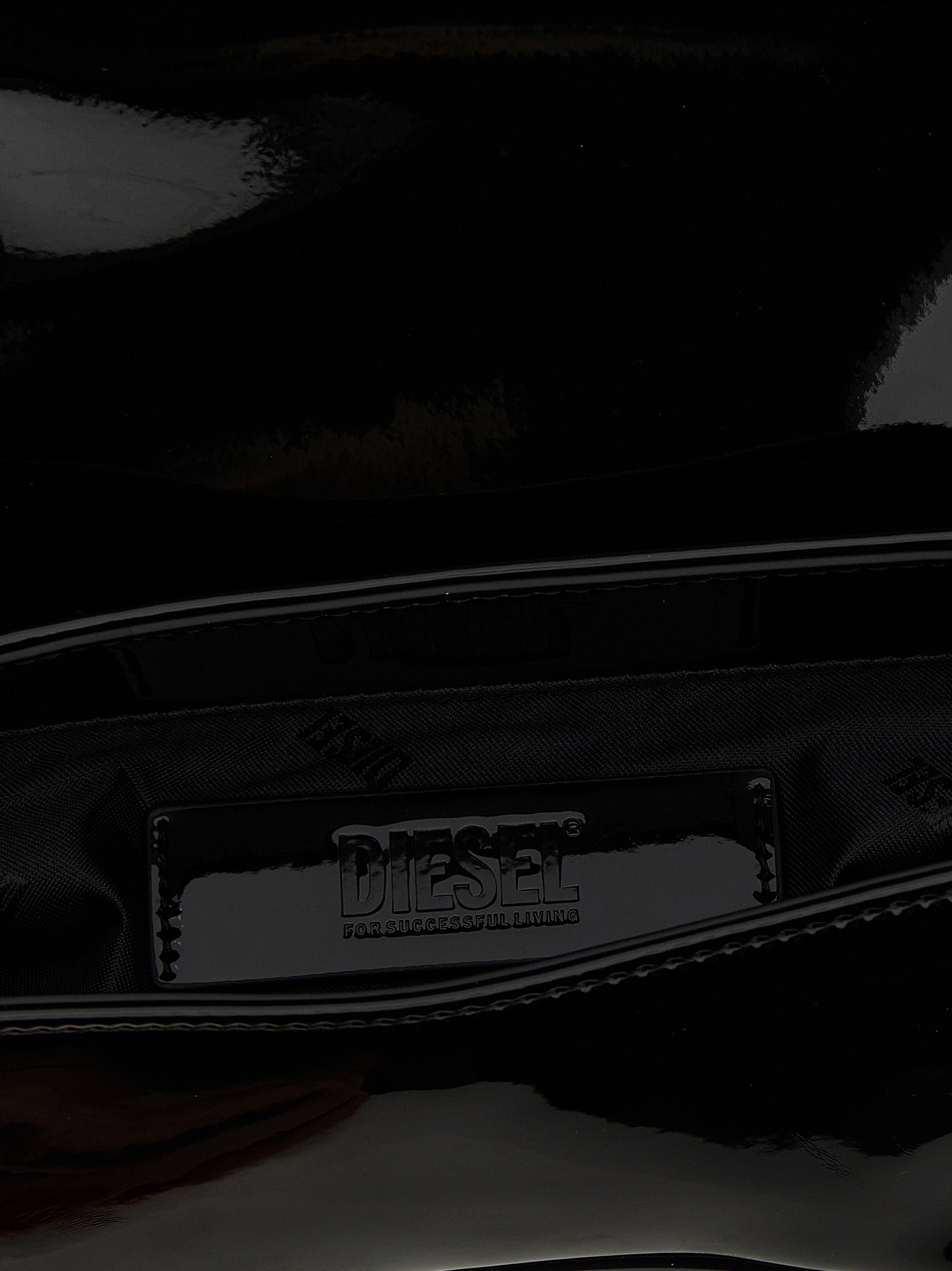 Diesel Play Black Polyethylene Crossbody Bag