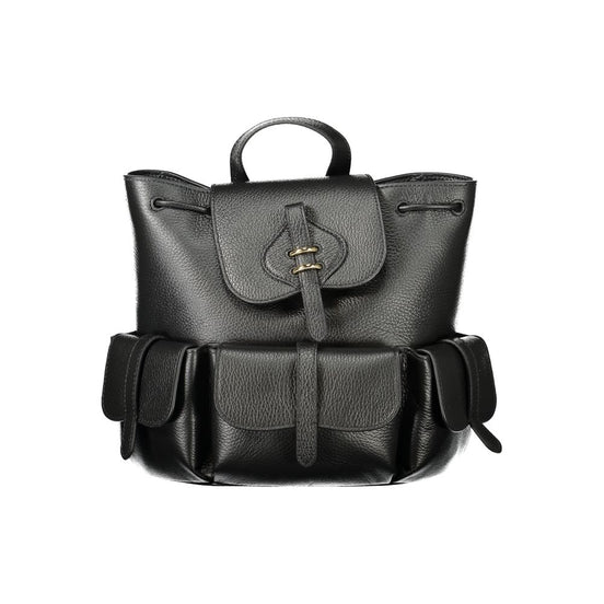 Coccinelle Nero Leather Women's Backpack