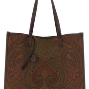 Etro Love Trotter Μεγάλη Πολύχρωμη Τσάντα Tote με Σχέδιο Paisley