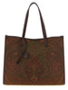 Etro Love Trotter Μεγάλη Πολύχρωμη Τσάντα Tote με Σχέδιο Paisley