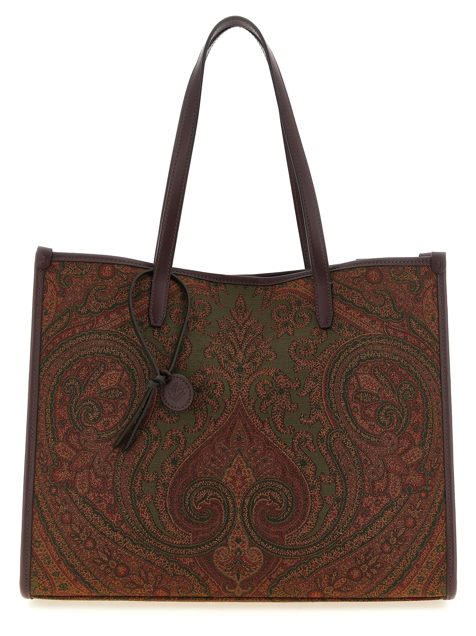 Etro Love Trotter Μεγάλη Πολύχρωμη Τσάντα Tote με Σχέδιο Paisley
