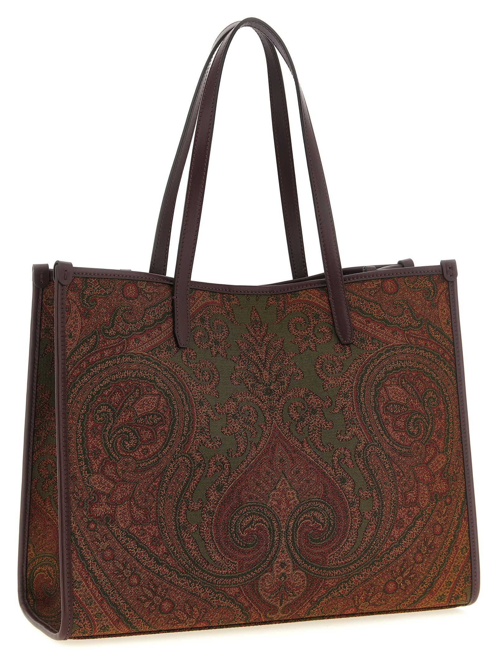 Etro Love Trotter Μεγάλη Πολύχρωμη Τσάντα Tote με Σχέδιο Paisley