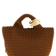 NAGHEDI Brown Nylon Handbag