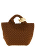NAGHEDI Brown Nylon Handbag