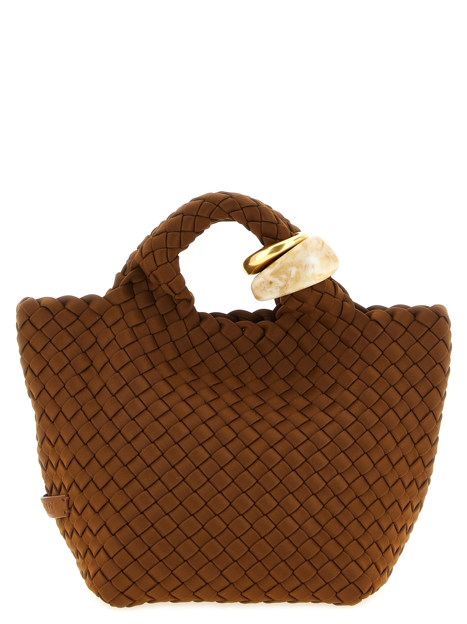 NAGHEDI Brown Nylon Handbag