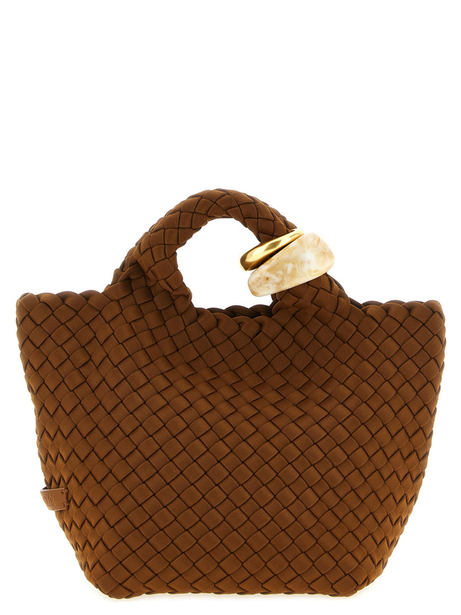 NAGHEDI Brown Nylon Handbag