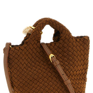 NAGHEDI Brown Nylon Handbag