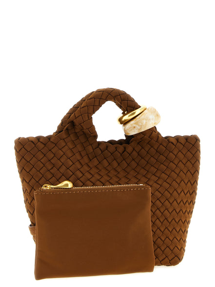 NAGHEDI Brown Nylon Handbag