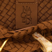 NAGHEDI Brown Nylon Handbag