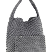 Naghedi Nomad Medium Gray Shoulder Bag