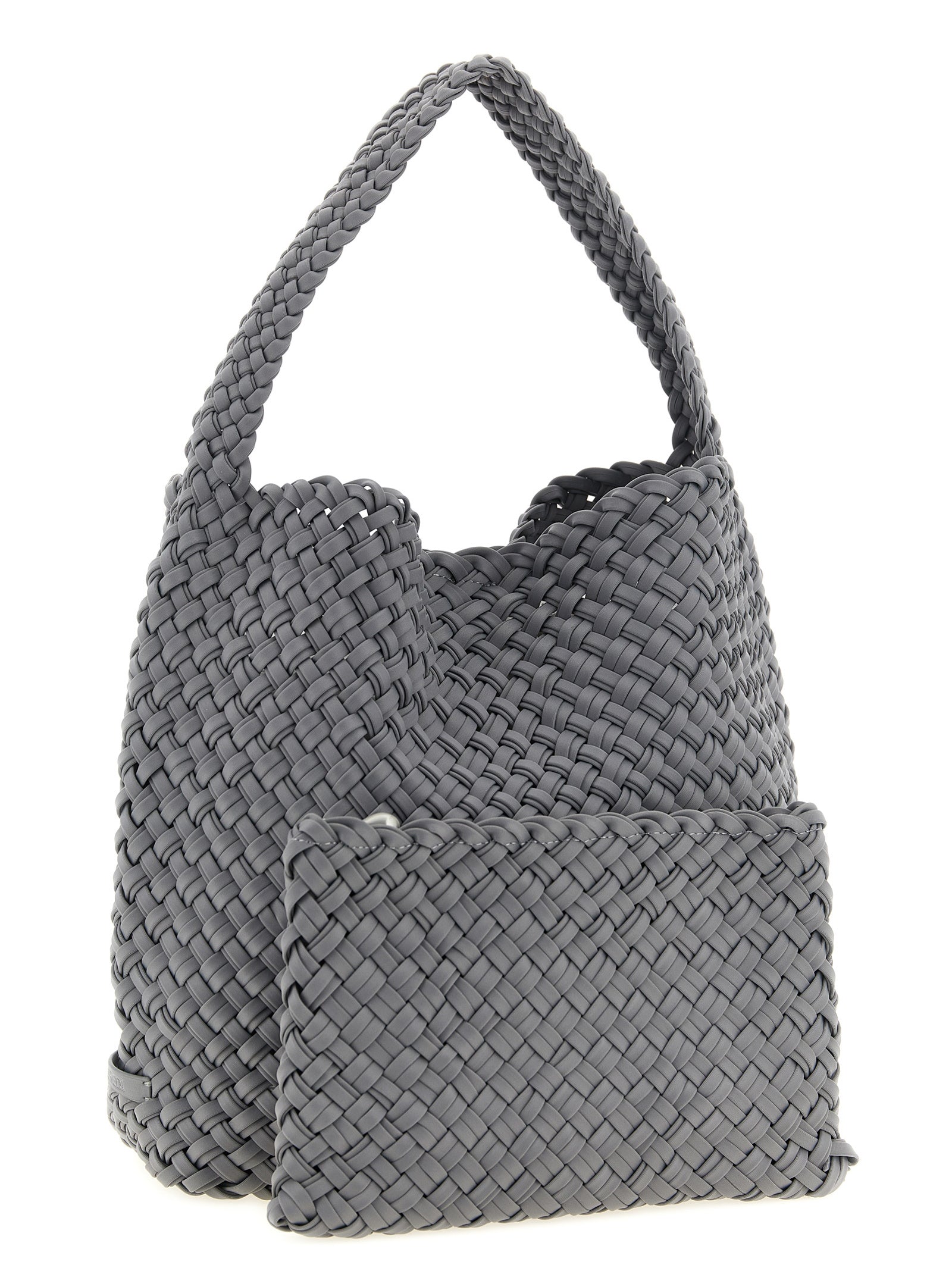 Naghedi Nomad Medium Gray Shoulder Bag