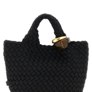NAGHEDI Black Nylon Handbag