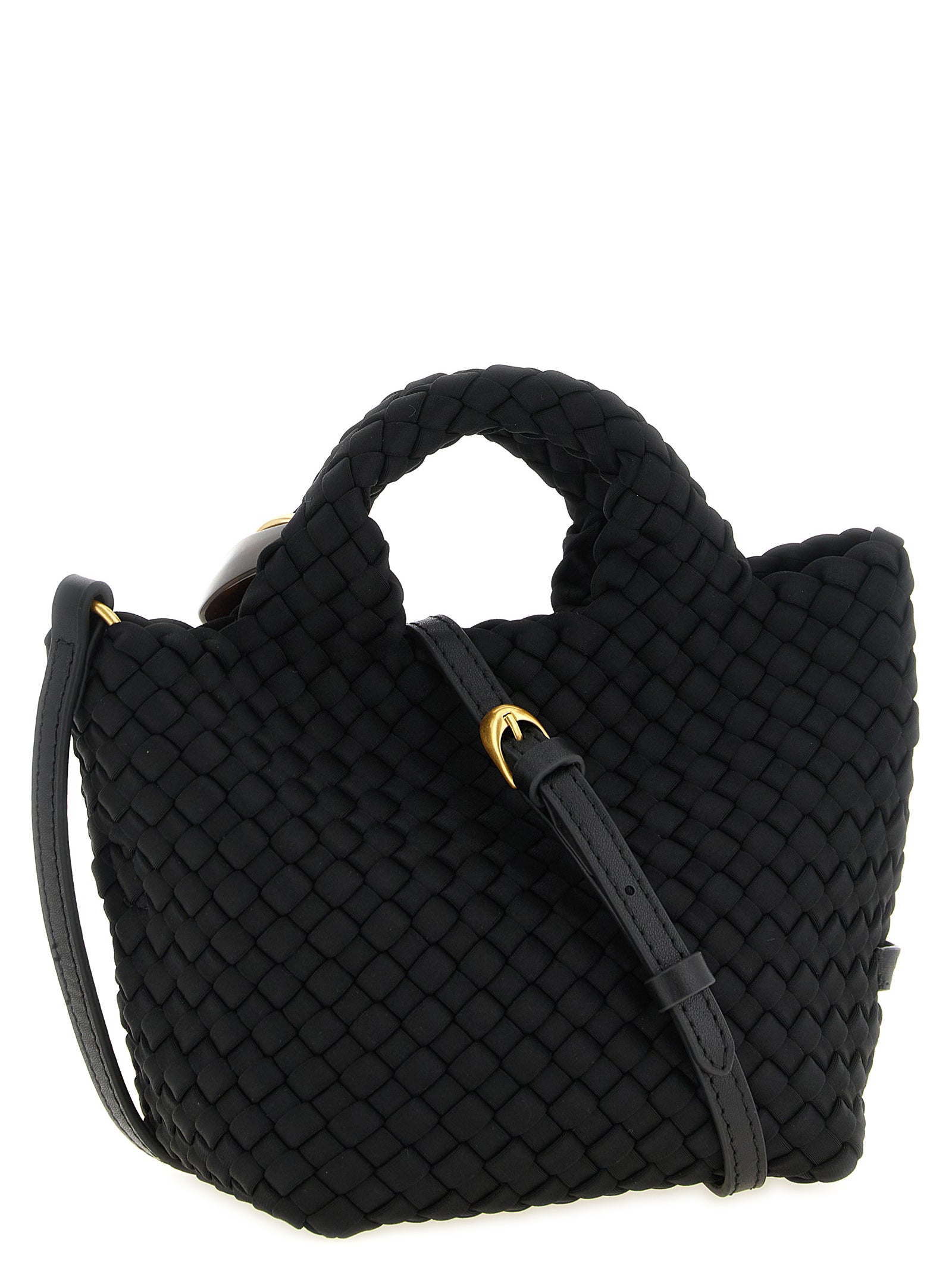 NAGHEDI Black Nylon Handbag