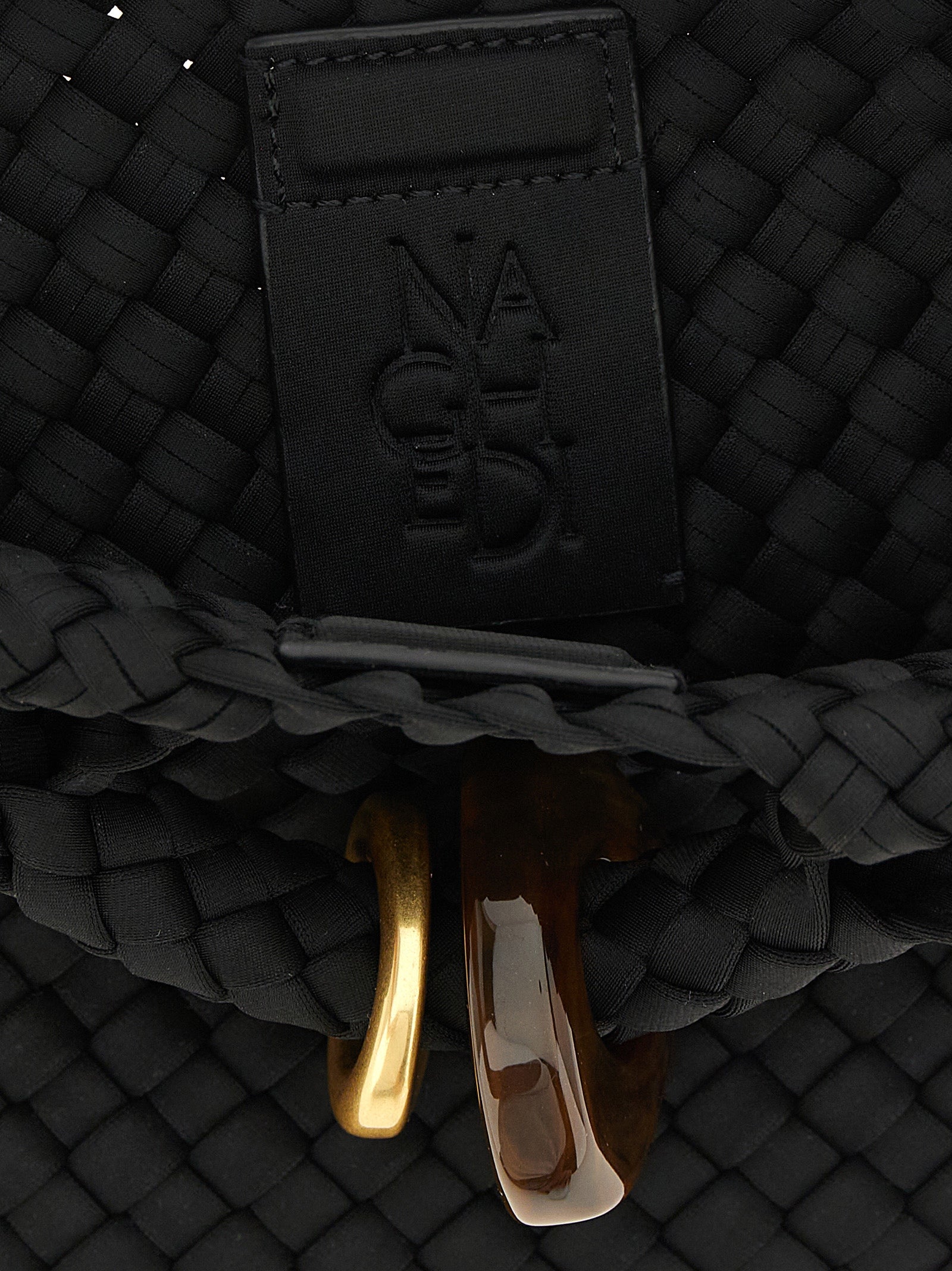 NAGHEDI Black Nylon Handbag