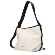 Jil Sander Beige Fabric Crossbody Bag