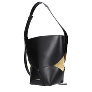 Jil Sander Black Leather Crossbody Bag