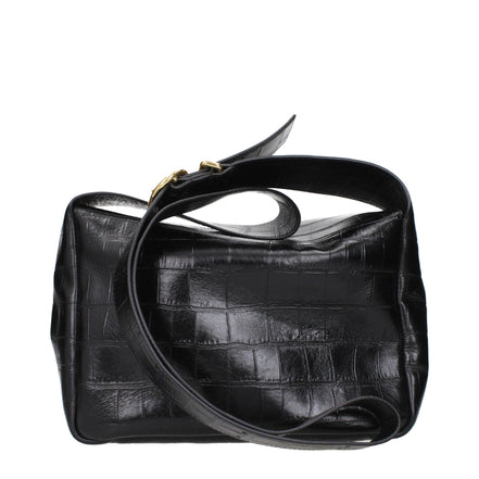 Jil Sander Black Leather Crossbody Bag