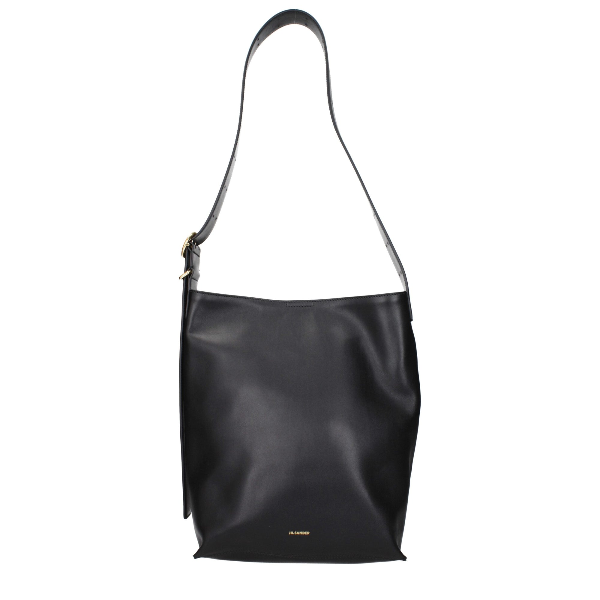 Jil Sander Black Leather Crossbody Bag
