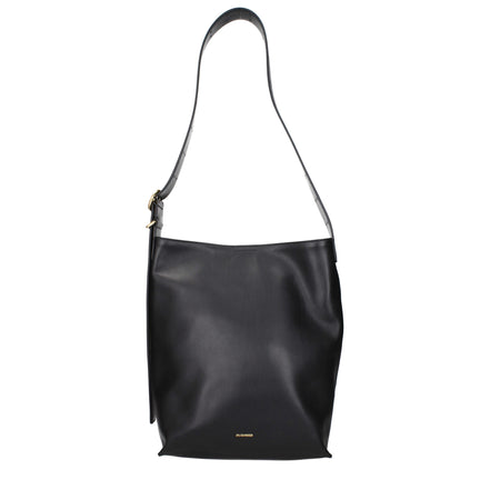 Jil Sander Black Leather Crossbody Bag