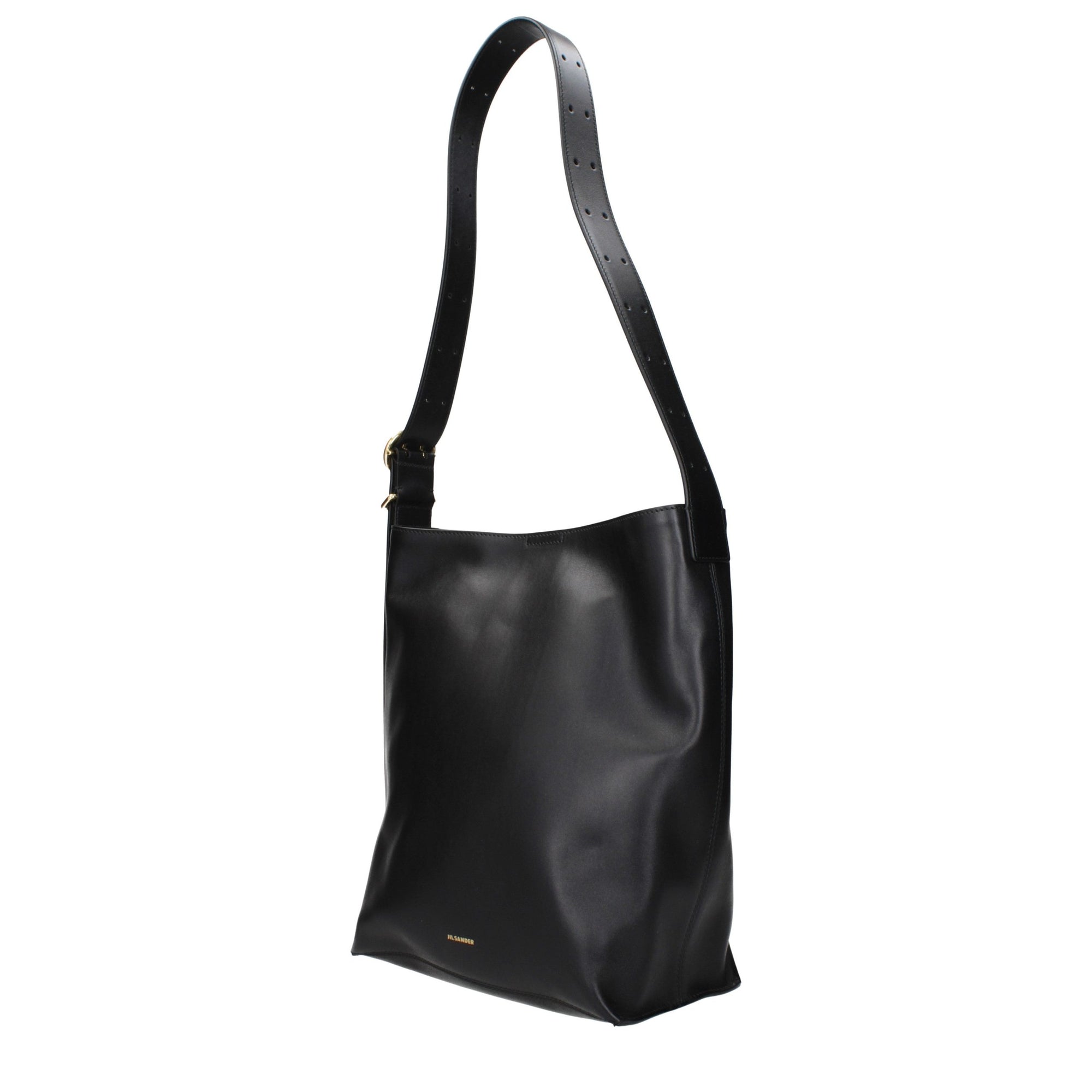 Jil Sander Black Leather Crossbody Bag