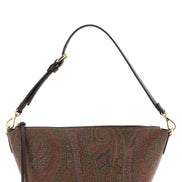 Etro Essential Arnica Brown Paisley Crossbody Bag