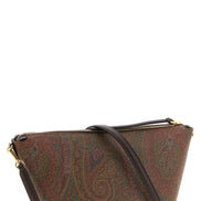 Etro Essential Arnica Brown Paisley Crossbody Bag