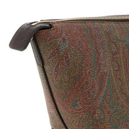 Etro Essential Arnica Brown Paisley Crossbody Bag
