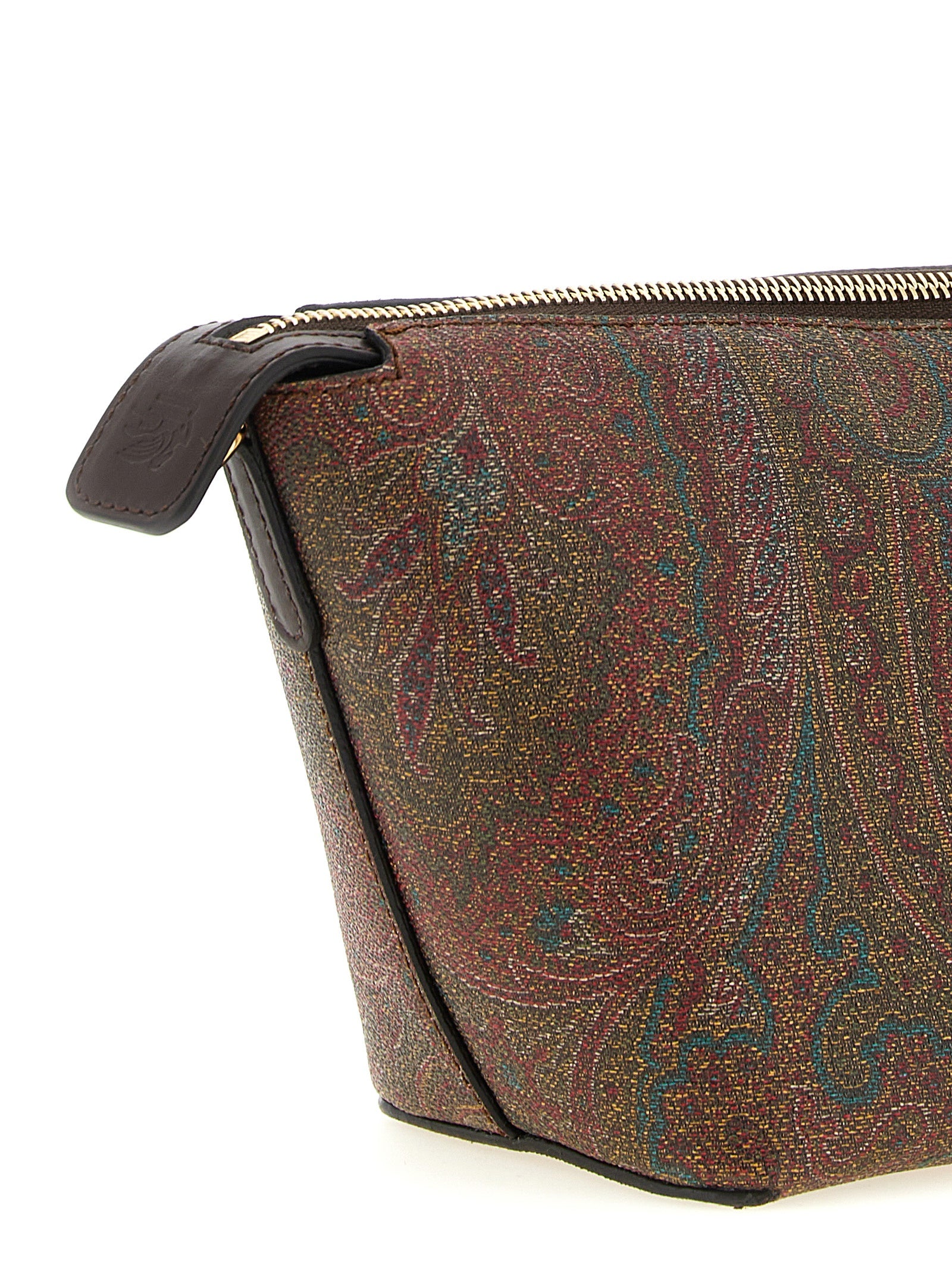 Etro Essential Arnica Brown Paisley Crossbody Bag