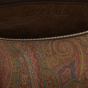 Etro Essential Arnica Brown Paisley Crossbody Bag