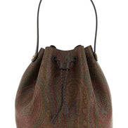 Etro Arnica Small Brown Paisley Bucket Bag