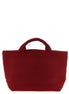 Naghedi St. Barths Medium Deep Red Tote Bag