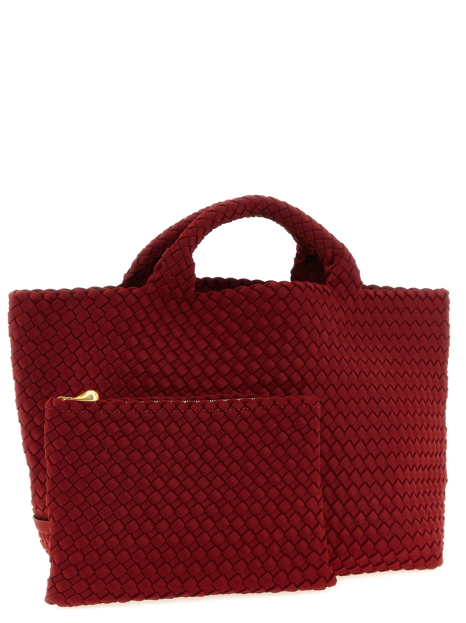 Naghedi St. Barths Medium Deep Red Tote Bag