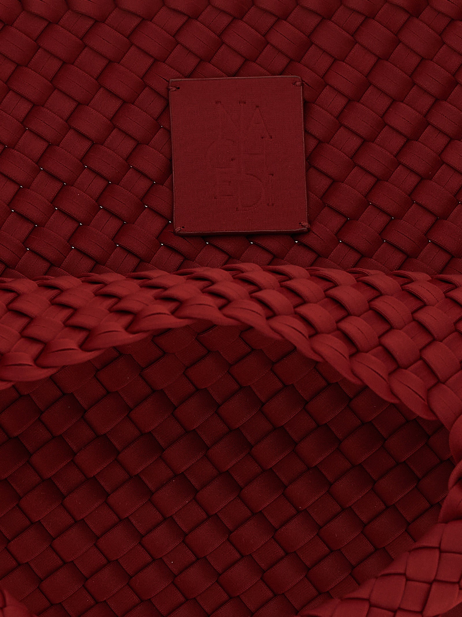 Naghedi St. Barths Medium Deep Red Tote Bag