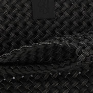 Naghedi St. Barths Double Weave Midi Black Tote Bag