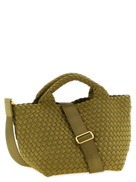 NAGHEDI Bicolor Nylon Handbag