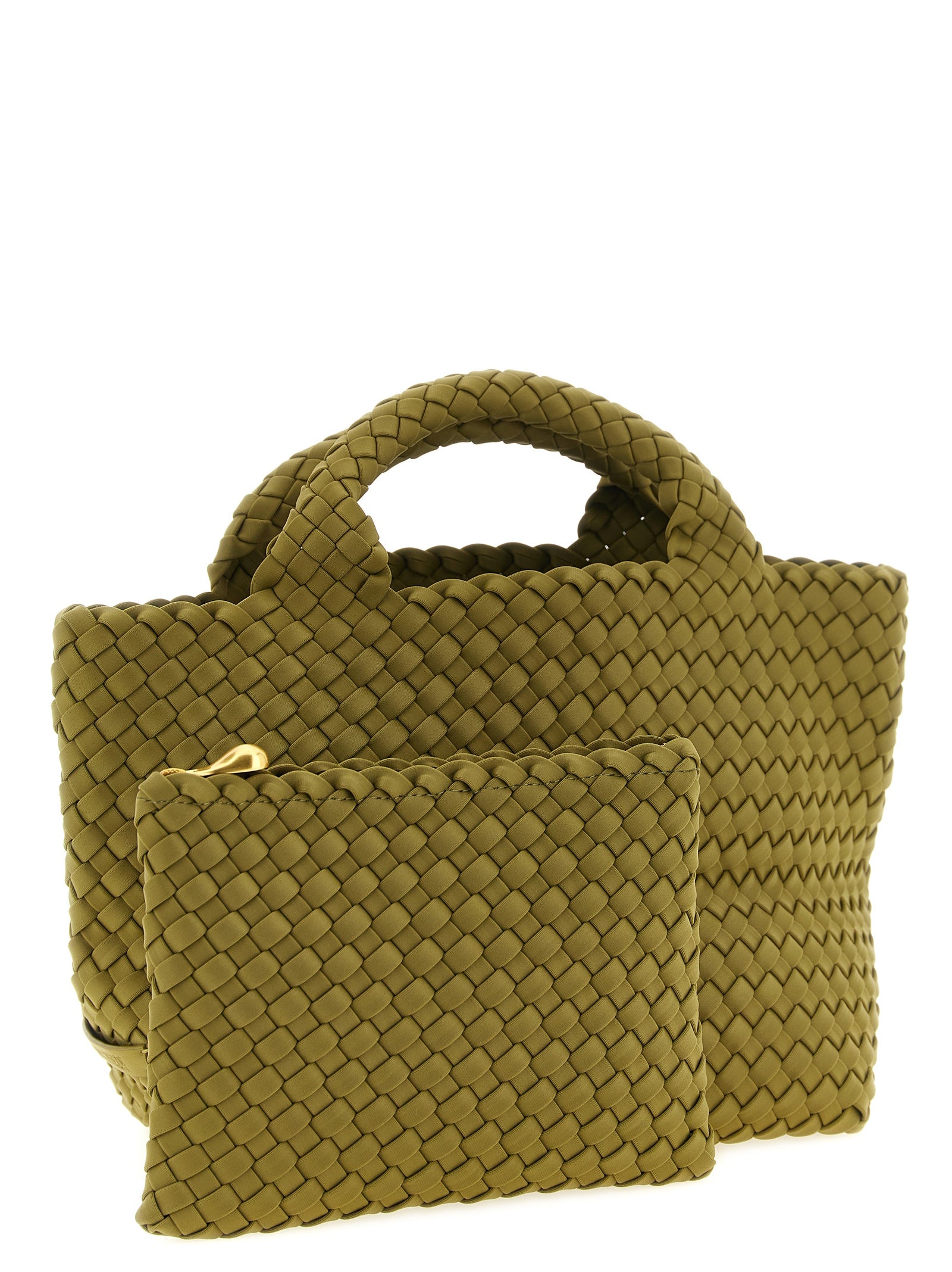 NAGHEDI Bicolor Nylon Handbag