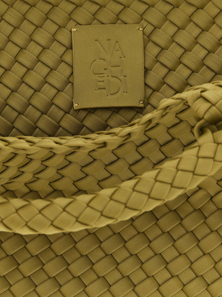 NAGHEDI Bicolor Nylon Handbag