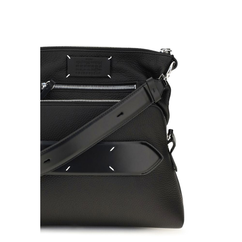 Maison Margiela Black Lamb Ovis Aries Aries Shoulder Bag