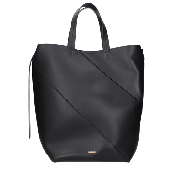 Jil Sander Black Leather Crossbody Bag