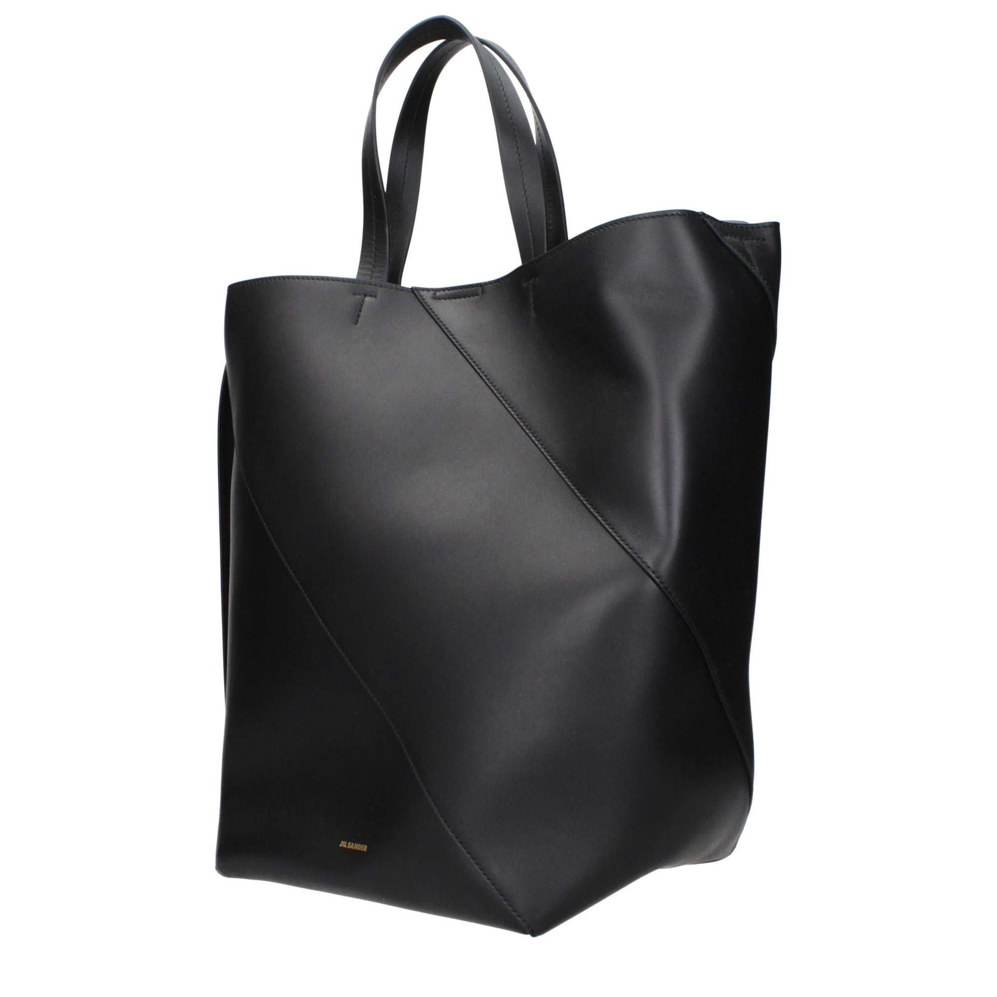 Jil Sander Black Leather Crossbody Bag